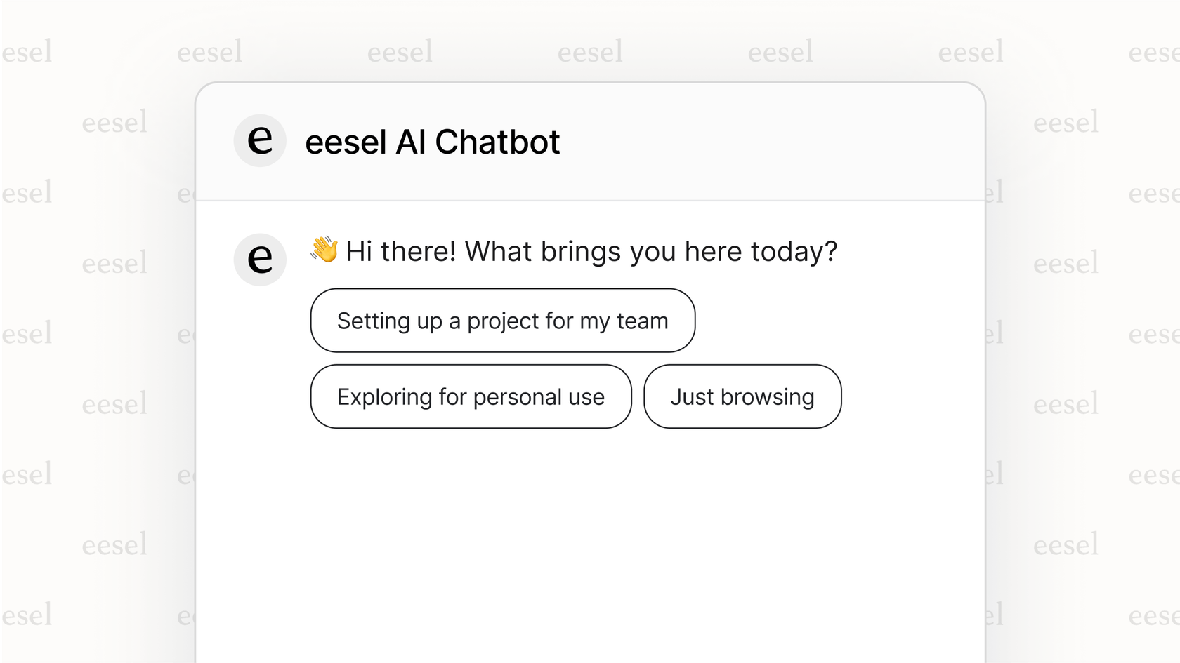 A screenshot of an in-app survey used for automated customer onboarding to personalize the user