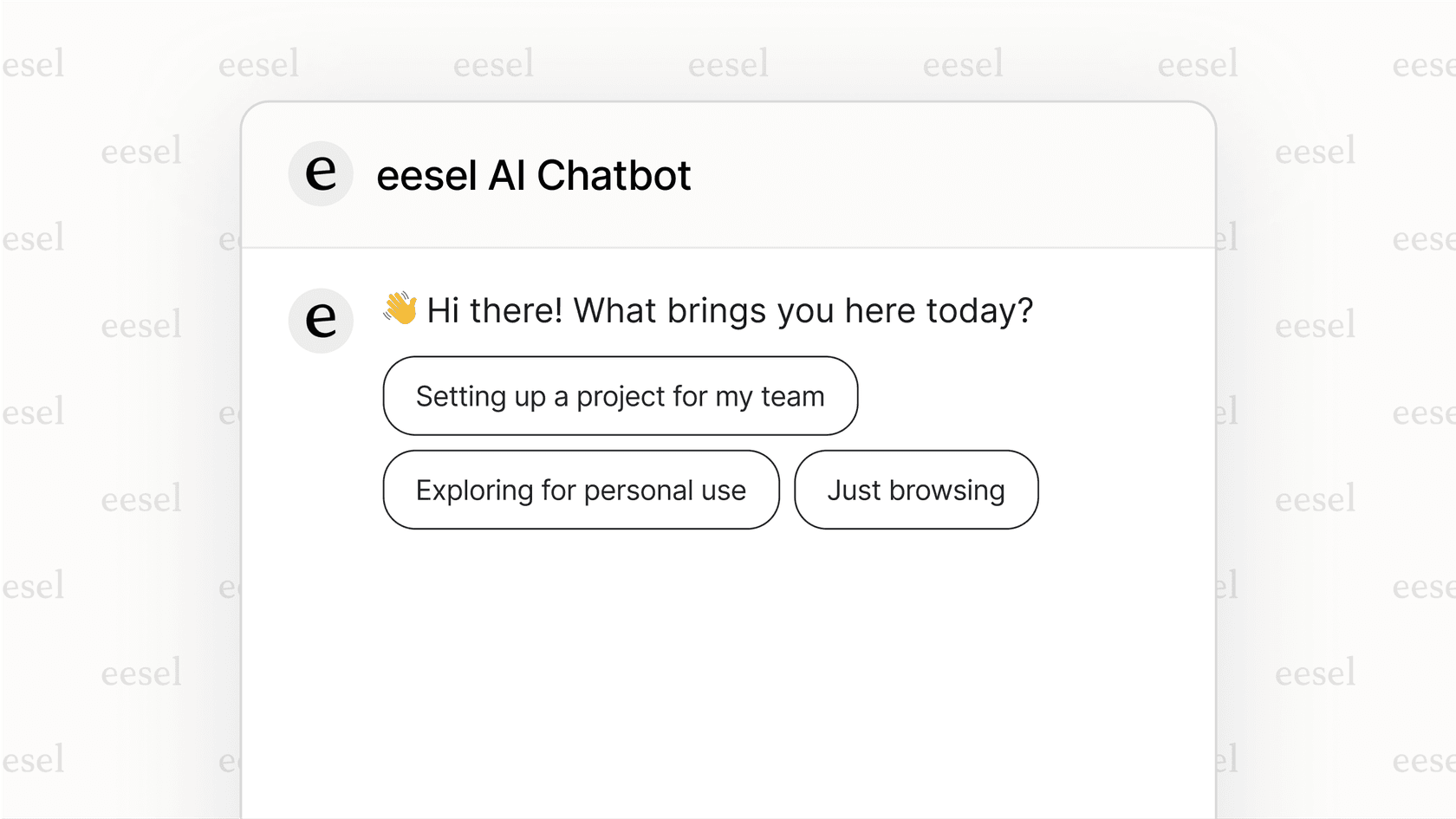 A screenshot of an in-app survey used for automated customer onboarding to personalize the user
