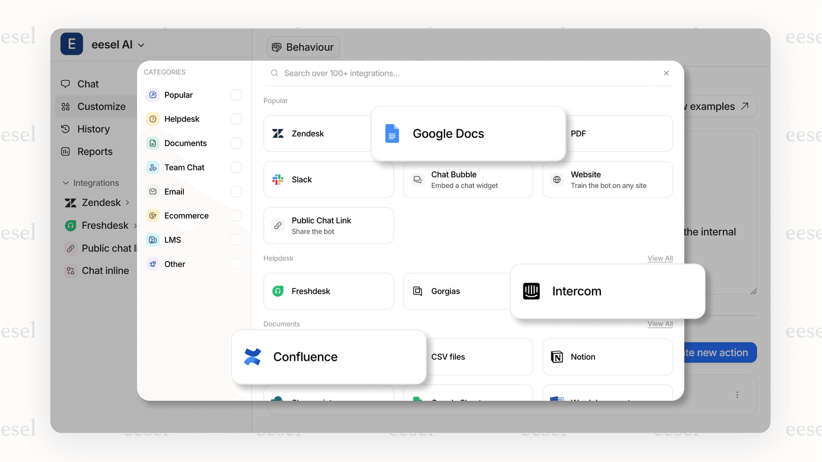 Connecting data sources to create a knowledge base for AI for project management.