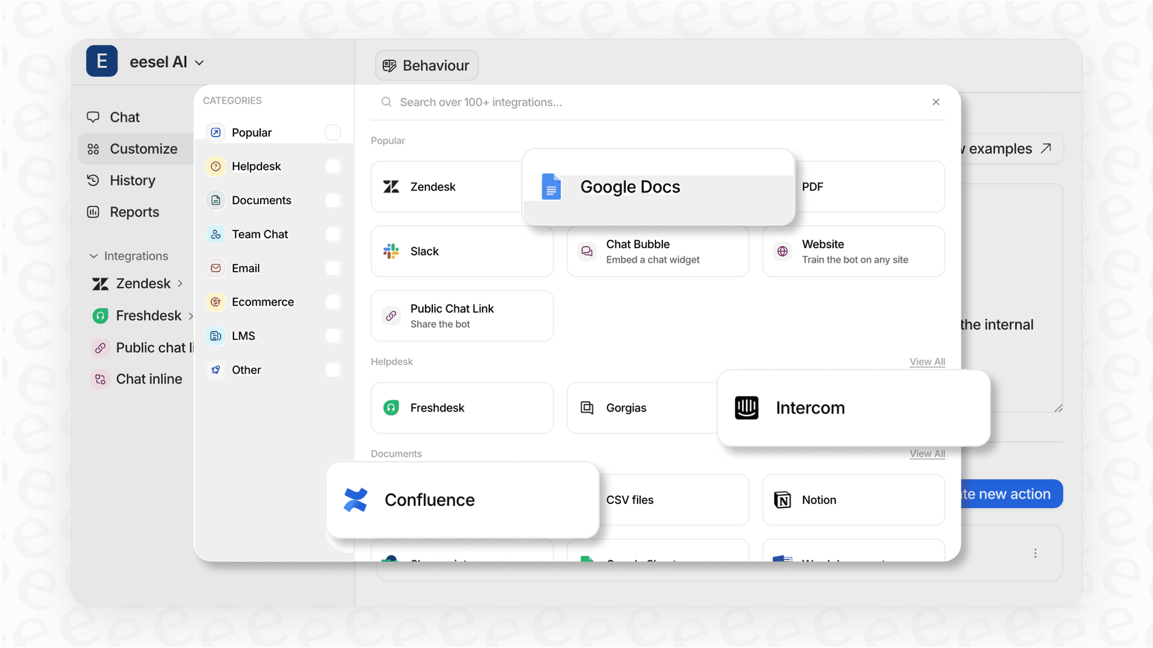 This Zoho Desk AI review notes how eesel AI connects to different knowledge sources like Zendesk and Confluence to provide better answers.