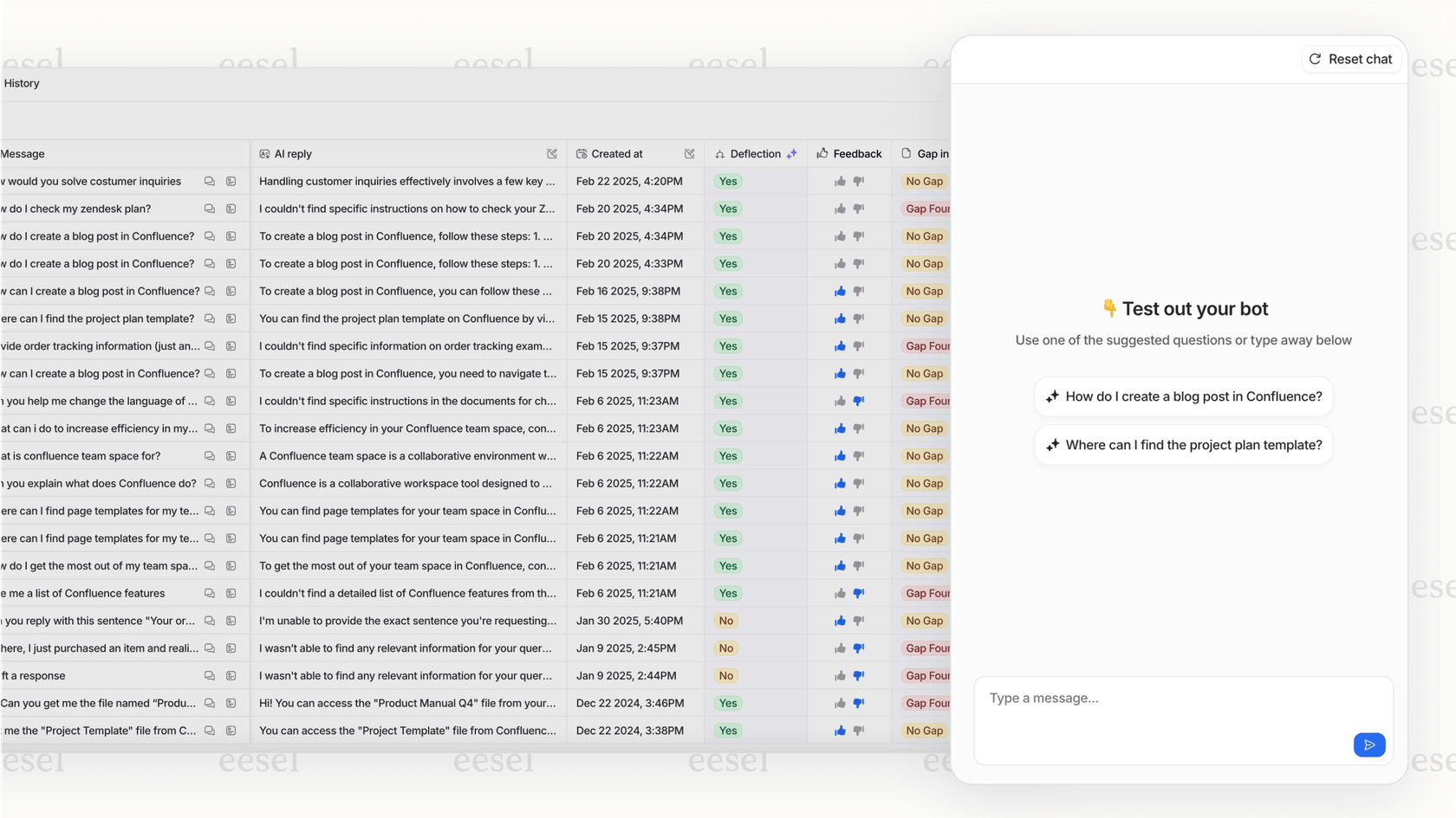 Un mode de simulation pour tester un outil d'IA pour les RH.