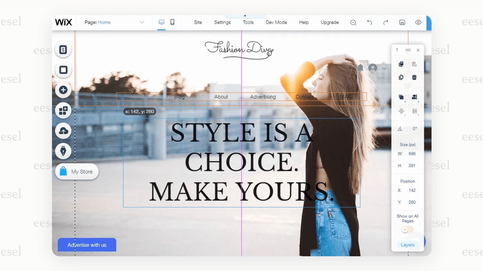 A user interacts with the Wix editor, showcasing why it