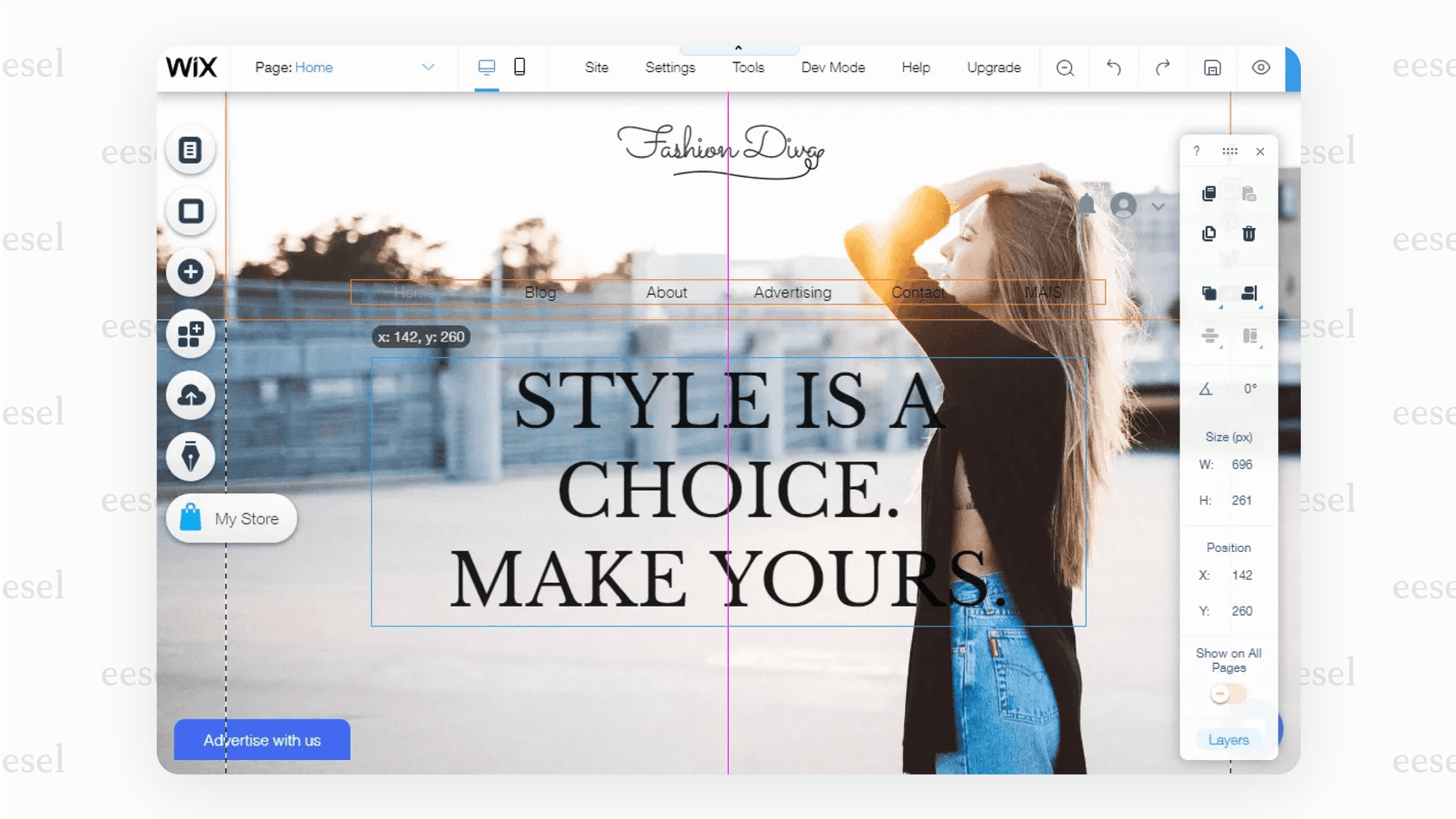 A user interacts with the Wix editor, showcasing why it