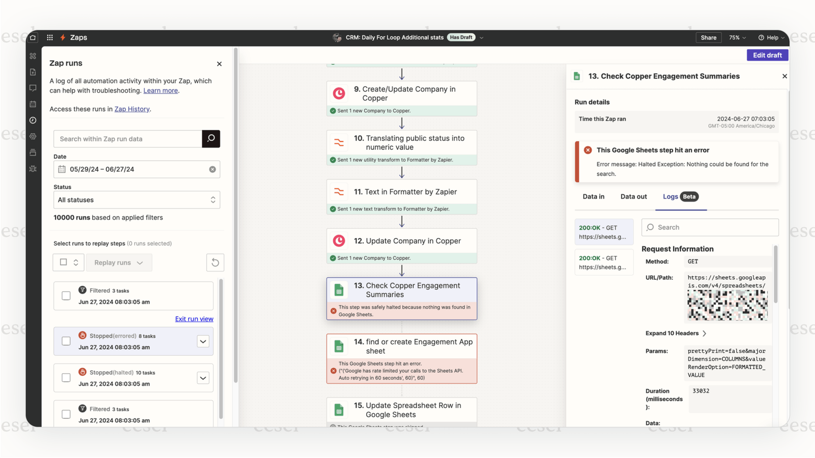A diagram from Zapier illustrating a trigger-and-action workflow, a common method for automation platforms.
