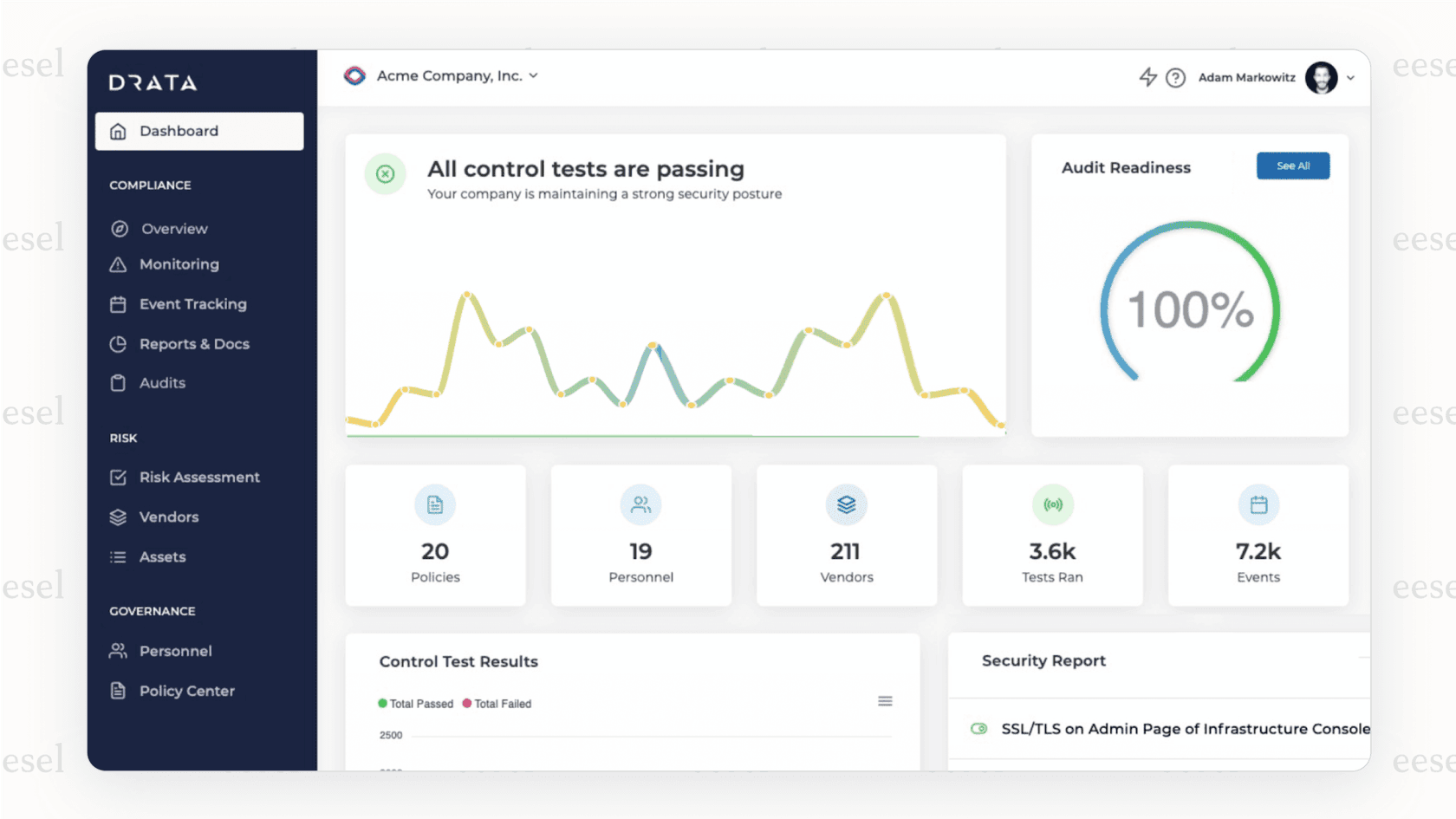 A screenshot showing the simple, no-code process of providing an AI for compliance monitoring agent with contextual data from various sources.