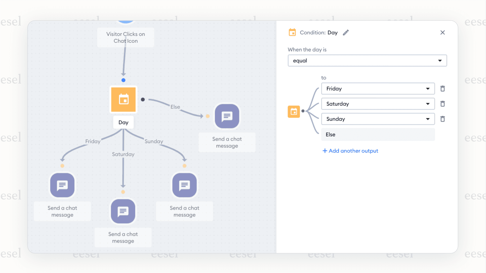Captura de pantalla de la plataforma Tidio