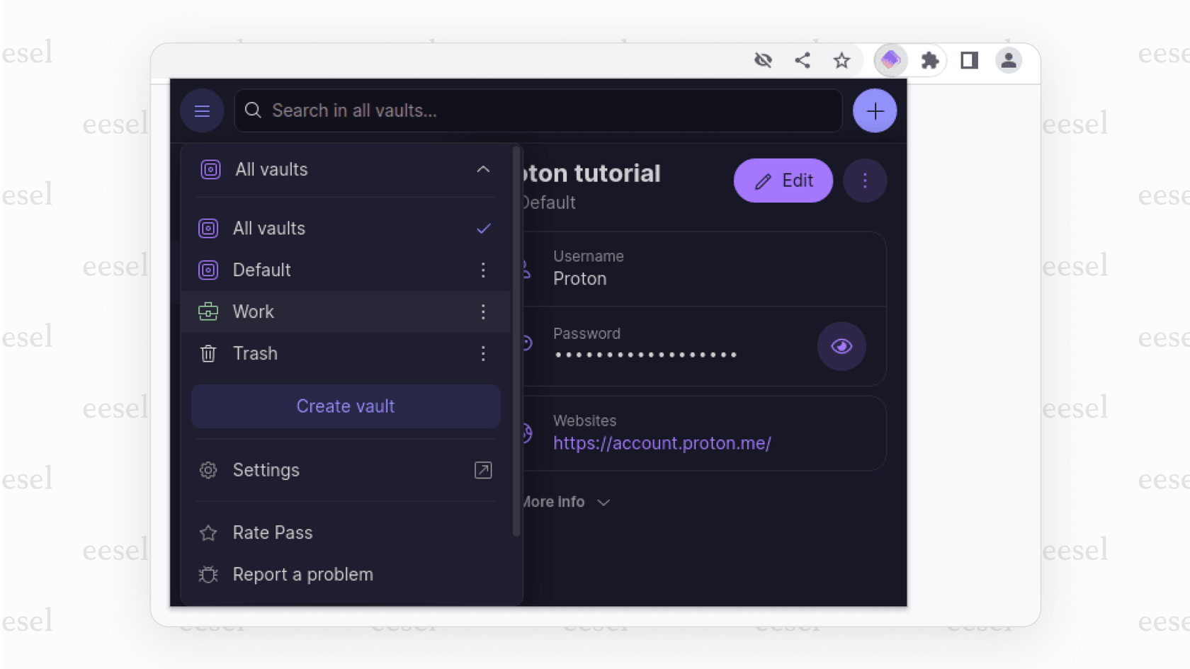 Eine Ansicht der Proton Drive-App, die standardmäßig End-to-End-Verschlüsselung bietet, was sie zu einer der besten Google Drive-Alternativen für datenschutzbewusste Nutzer macht.