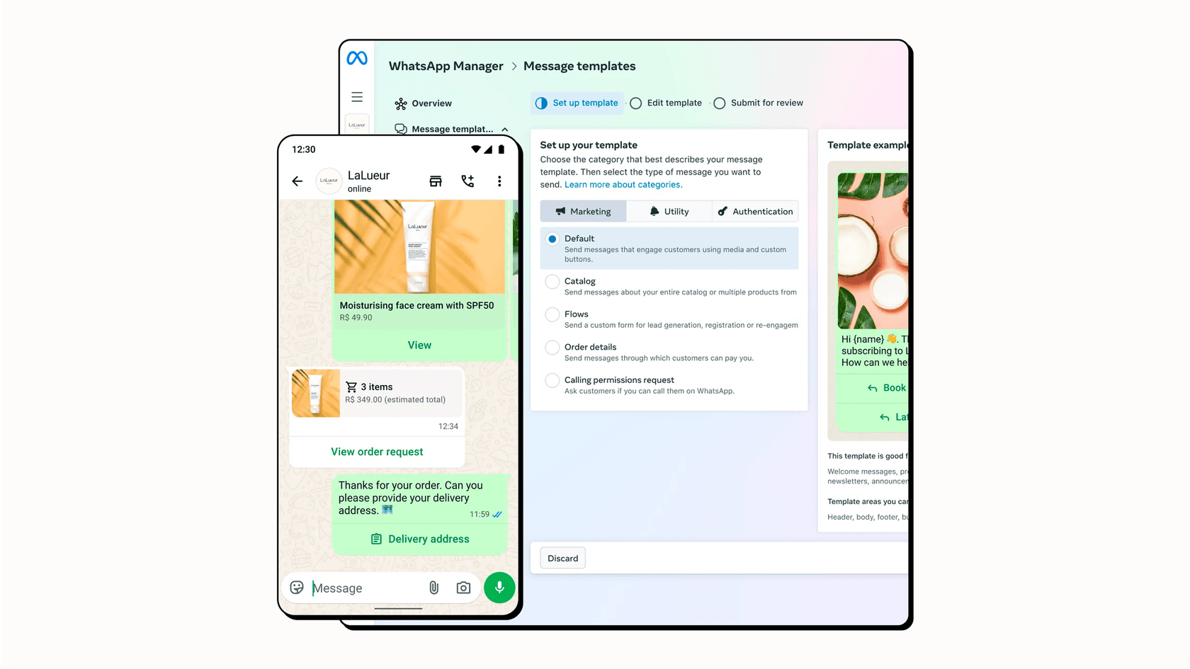 Example of a user getting an instant answer from the best WhatsApp chatbot for e-commerce.