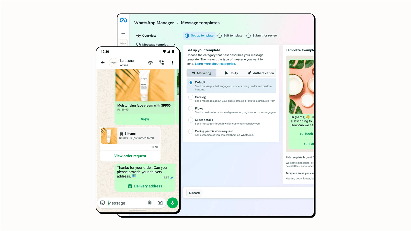 Example of a user getting an instant answer from the best WhatsApp chatbot for e-commerce.