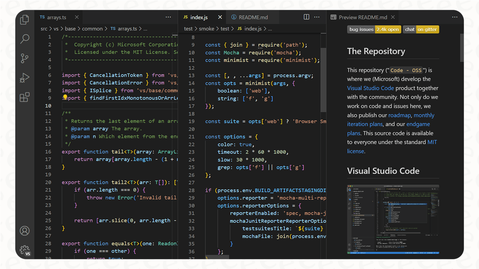 A screenshot of VS Code's diff view, demonstrating a feature of the Claude Code VS Code extension where a user can review suggested code changes.