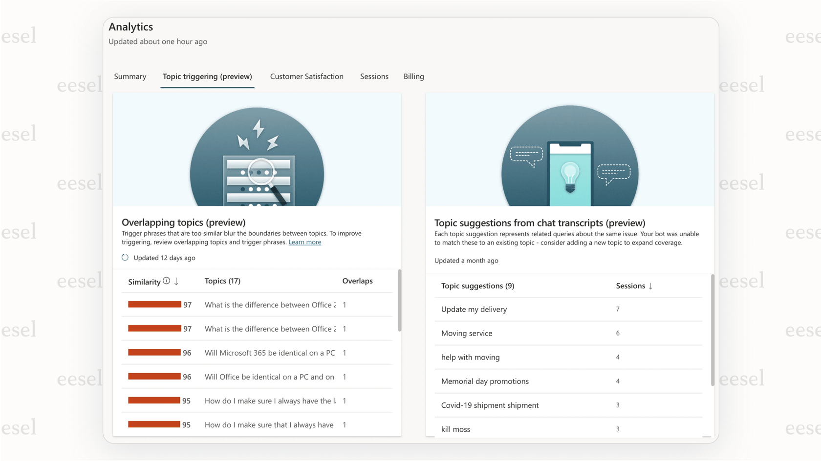 A screenshot of Copilot Studio