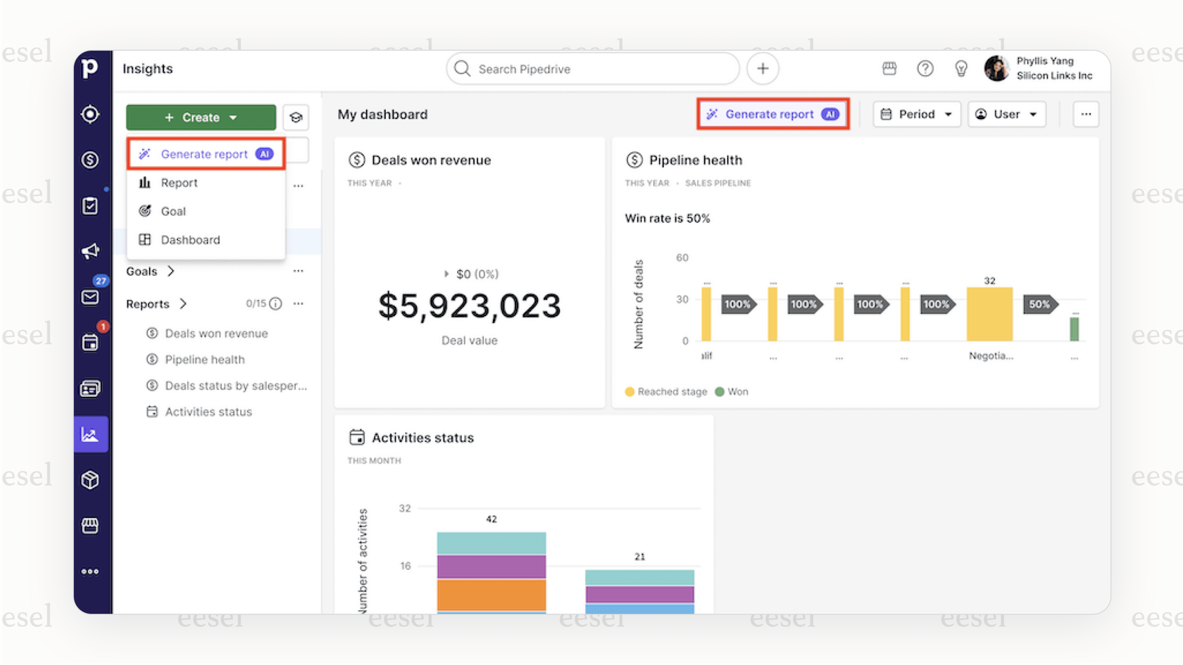 A look at Pipedrive's visual sales pipeline, which helps teams track deals and manage leads effectively. Pipedrive integrations with AgentKit could enhance this process.::