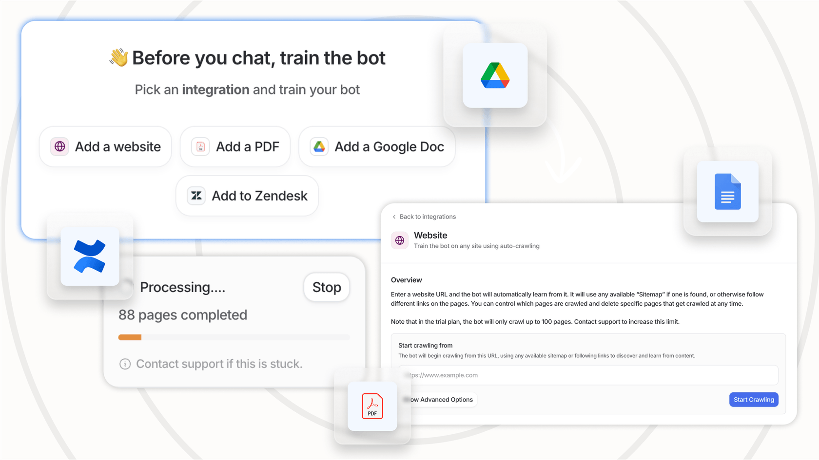 Screenshot of eesel AI