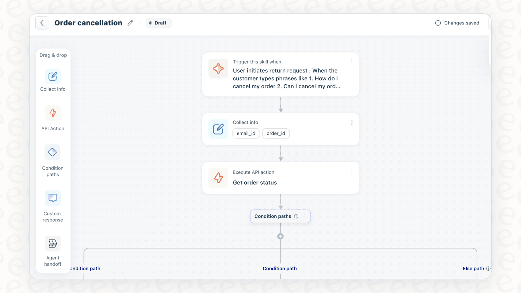 The AI Agent Studio for building Freddy AI agents, a platform to consider when deciding which LLM is best for customer support use cases.::