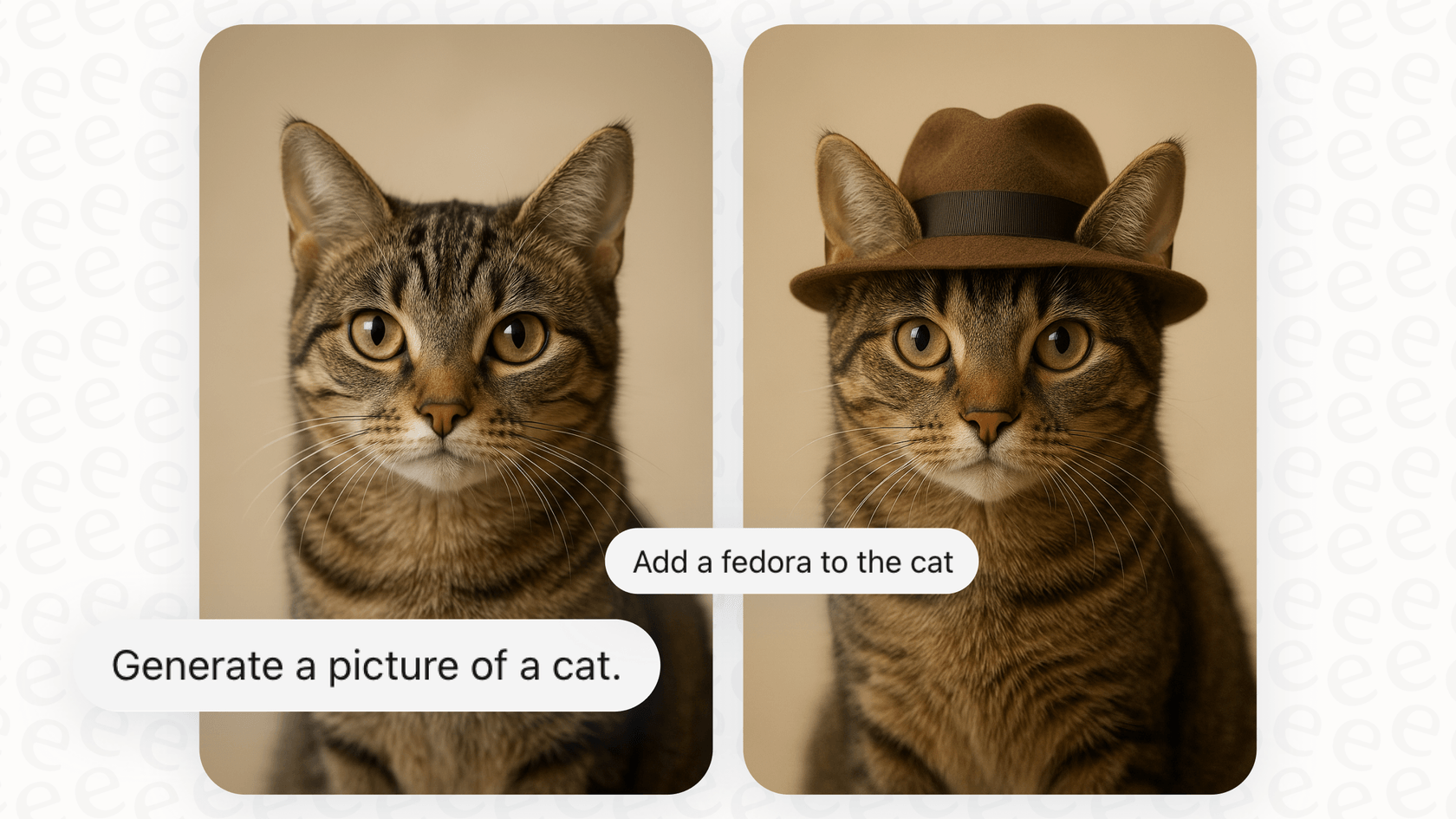 A demonstration of the conversational editing feature in OpenAI image generation, allowing users to refine images through dialogue.