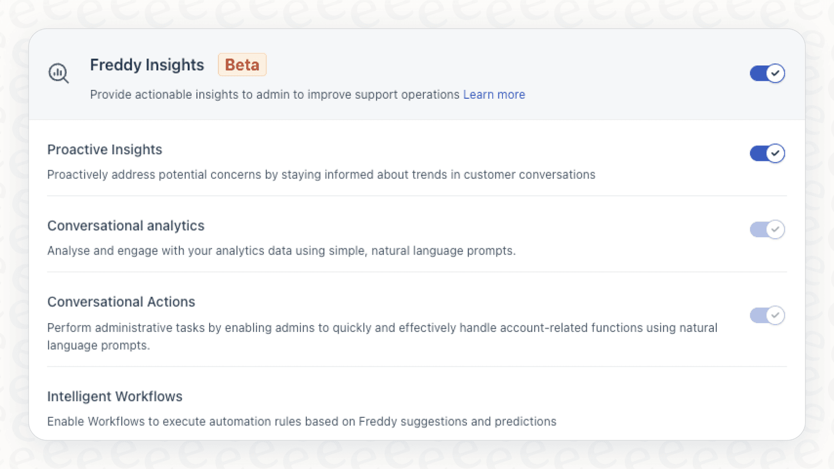 Configuración para habilitar Freshdesk