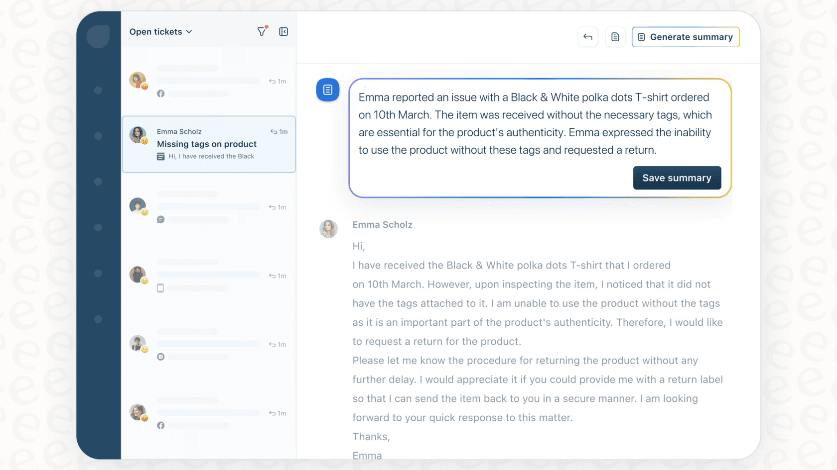 Un exemple de Freddy AI