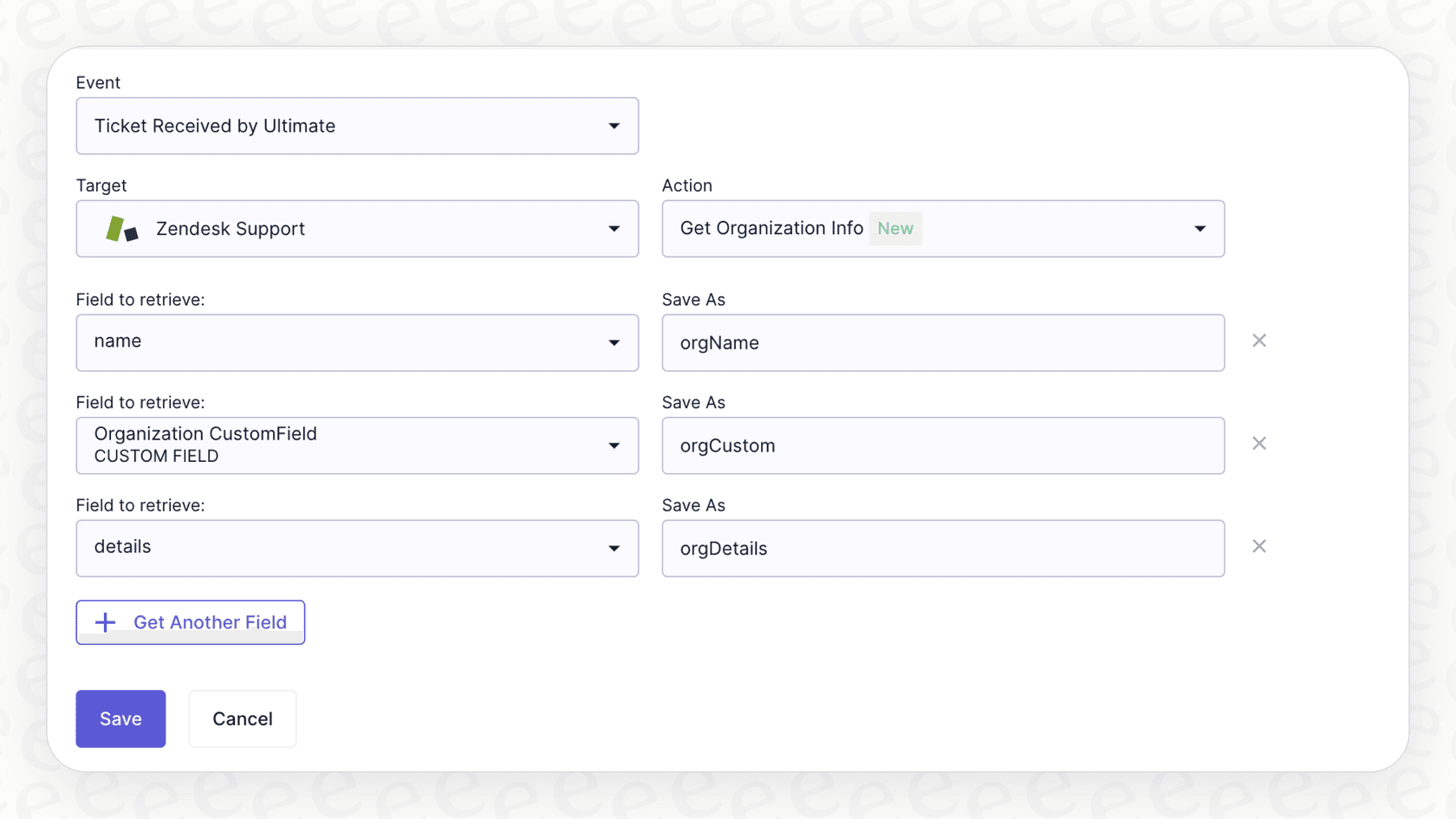 A screenshot showing the Zendesk interface where a user can set up triggers to add followers automatically based on specific ticket conditions.