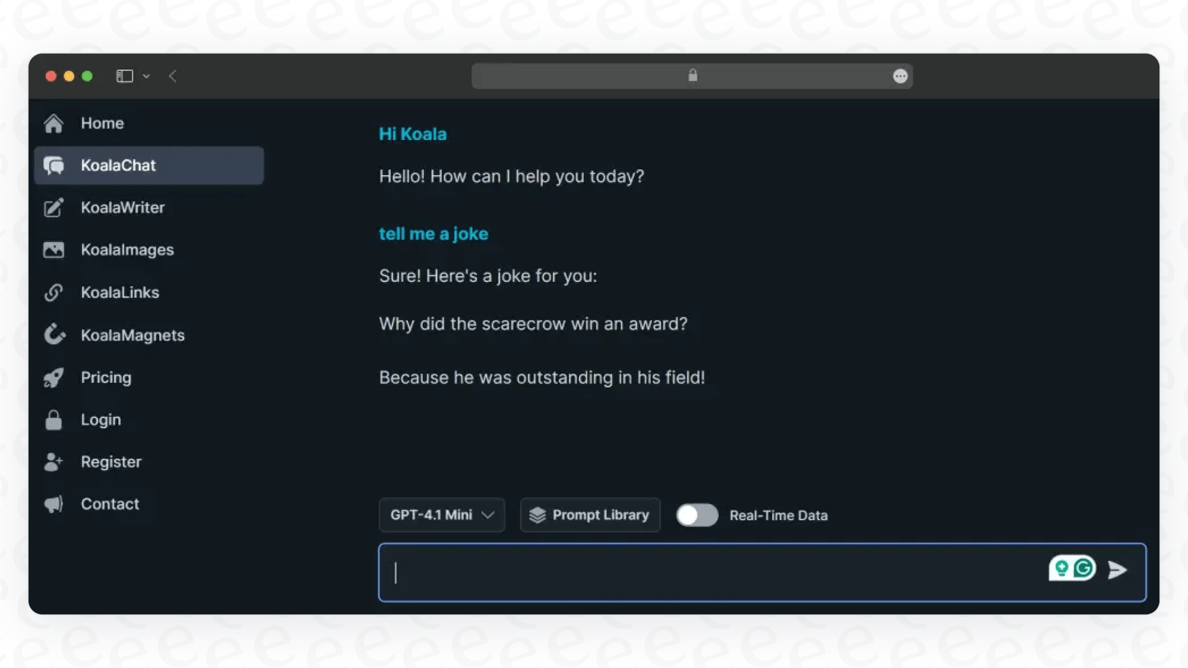 Graphic showing an intelligent AI chatbot interacting with a customer.