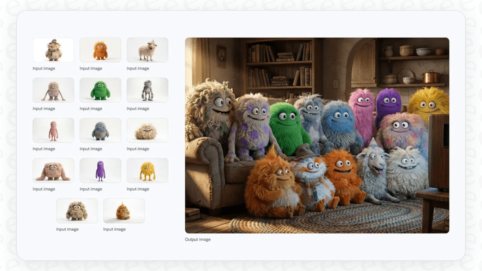 A sequence of images demonstrating the character consistency feature of Nano Banana Pro, with the same person appearing in various settings.