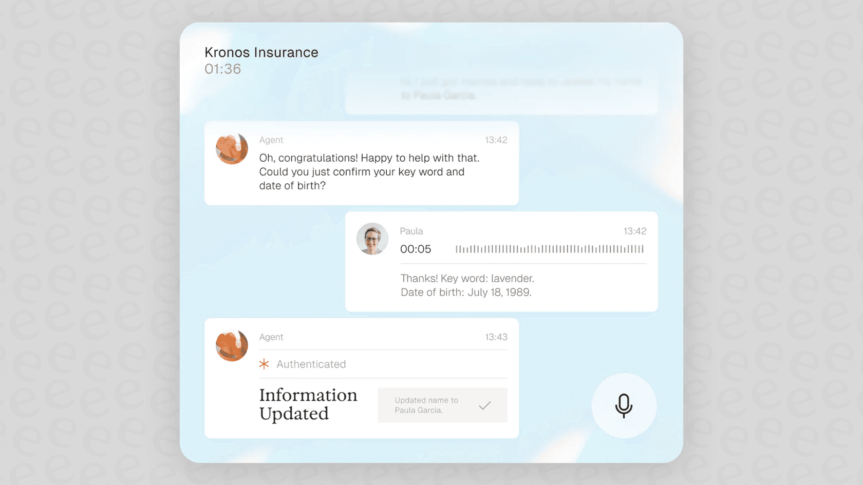 Parloa’s example of a proactive, long-term customer relationship.