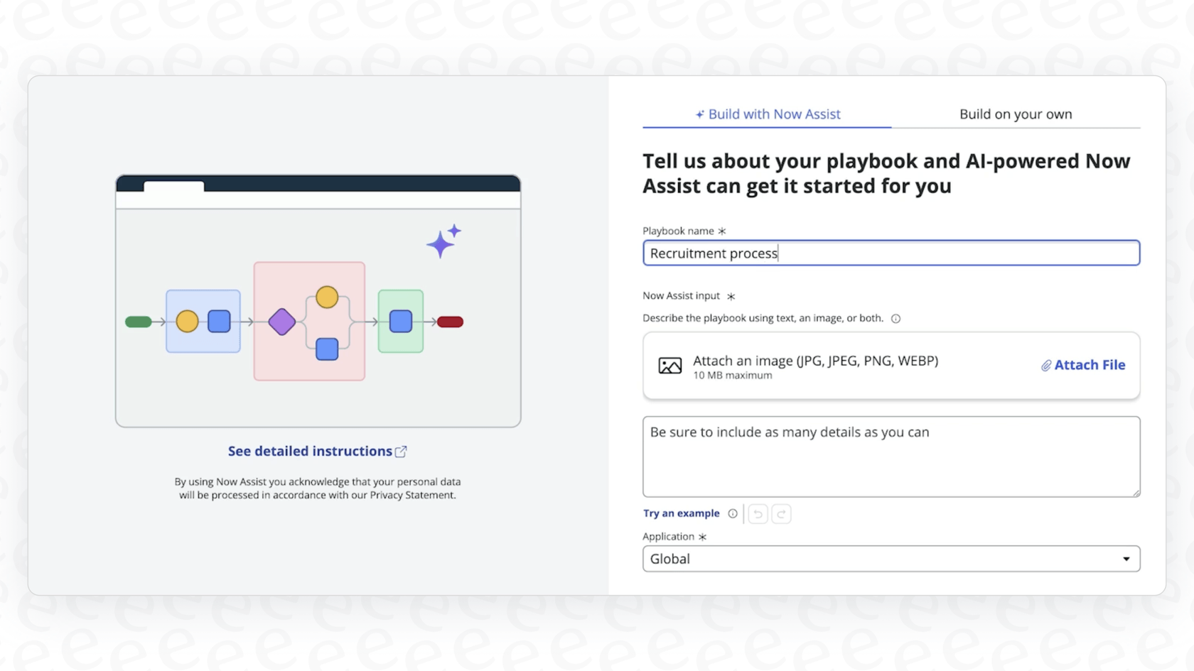 Generating a playbook with Now Assist in ServiceNow AI Platform Generative Content