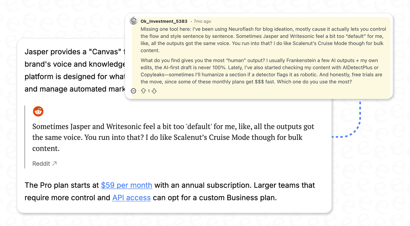 Une démonstration de la façon dont le rédacteur de blog eesel AI enrichit les articles avec des médias, une partie importante des bons conseils de blog.