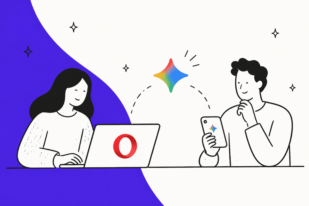 Opera Aria (now Opera AI) vs Gemini Advanced in 2026