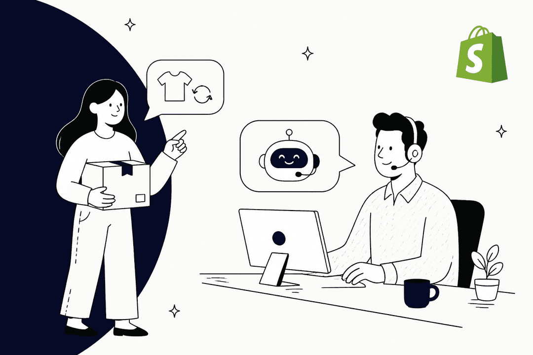 How a Shopify chatbot can create a draft order for exchange requests