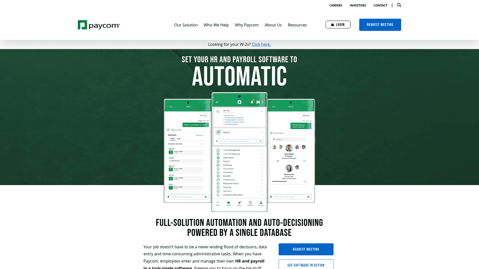Paycom-Startseite