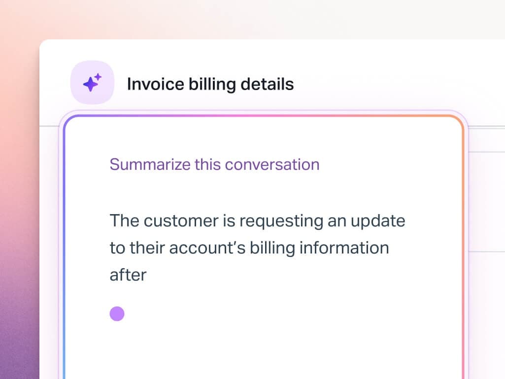 Help Scout インボックス — AIドラフトの提案とクライアントの会話履歴を並べて表示
