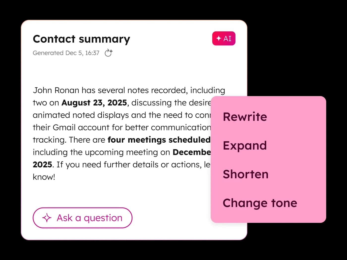 HubSpot Breeze AI Studio interface showing agent configuration and workflow automation tools