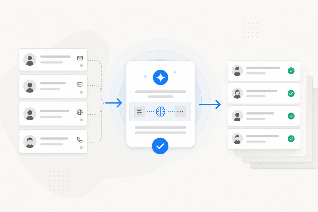 AI helpdesk implementation - tickets flowing through an AI agent to resolution