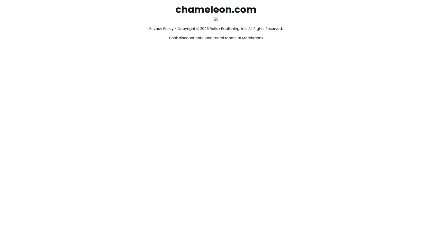 Chameleon landing page