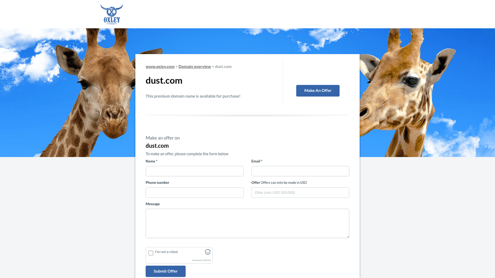 Dust's landing page showcasing cross-platform AI agents