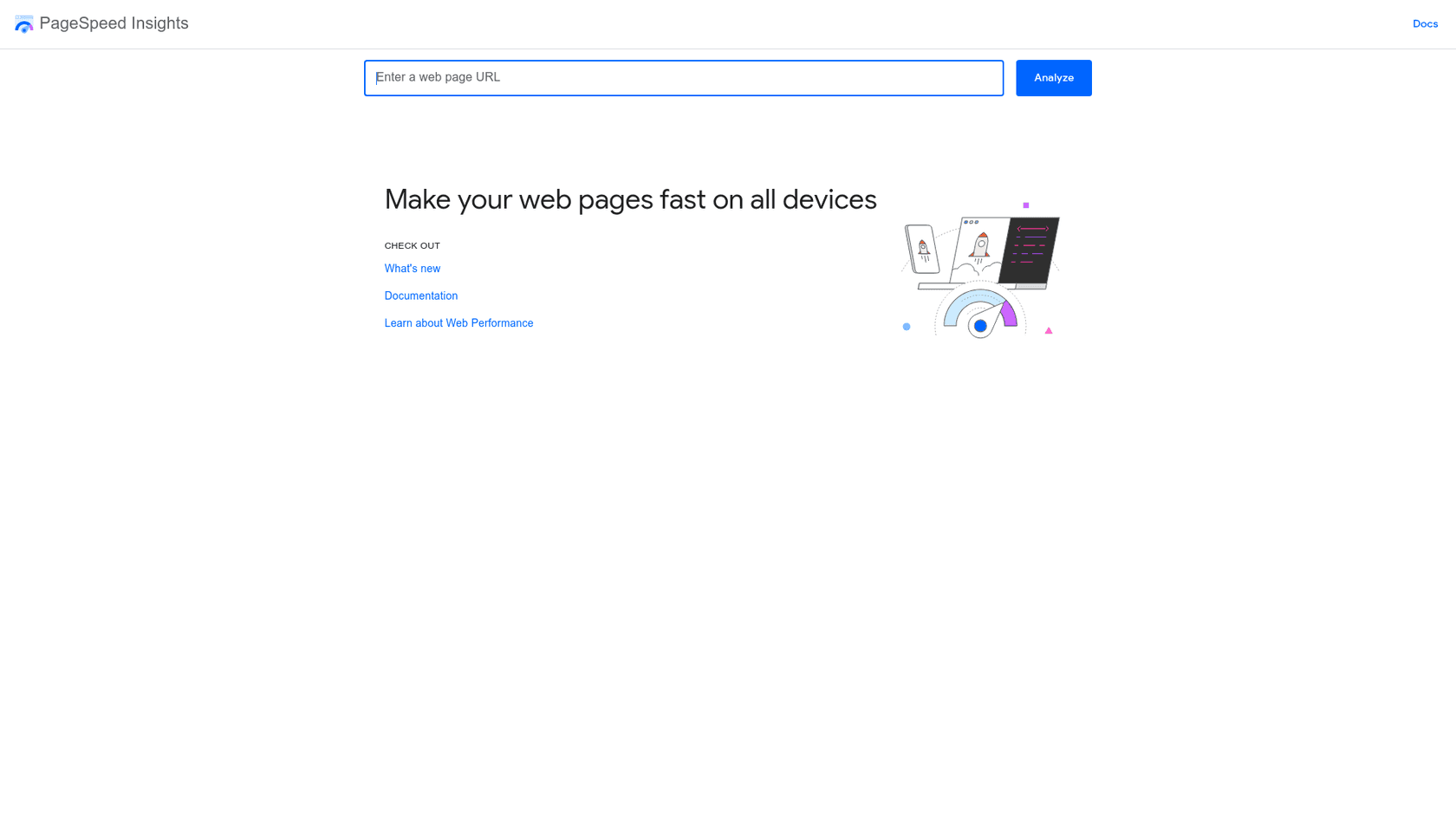 Uma captura de tela da ferramenta Google PageSpeed Insights, um recurso fundamental para entender o impacto da velocidade da página no SEO.