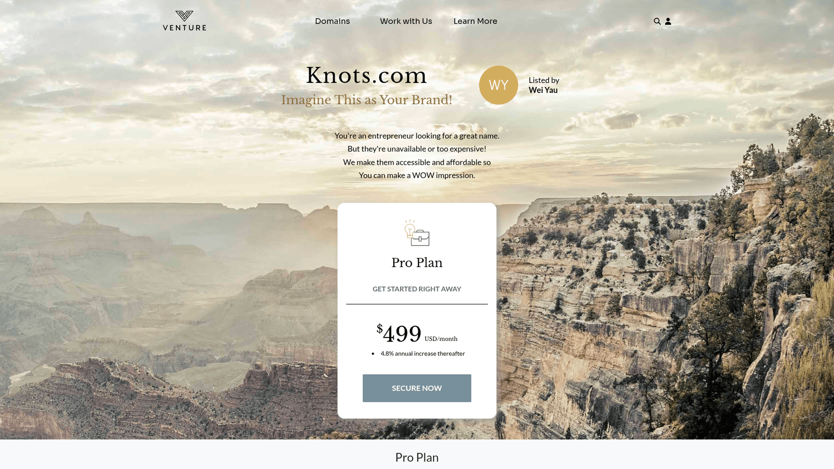 Page d'accueil de Knots