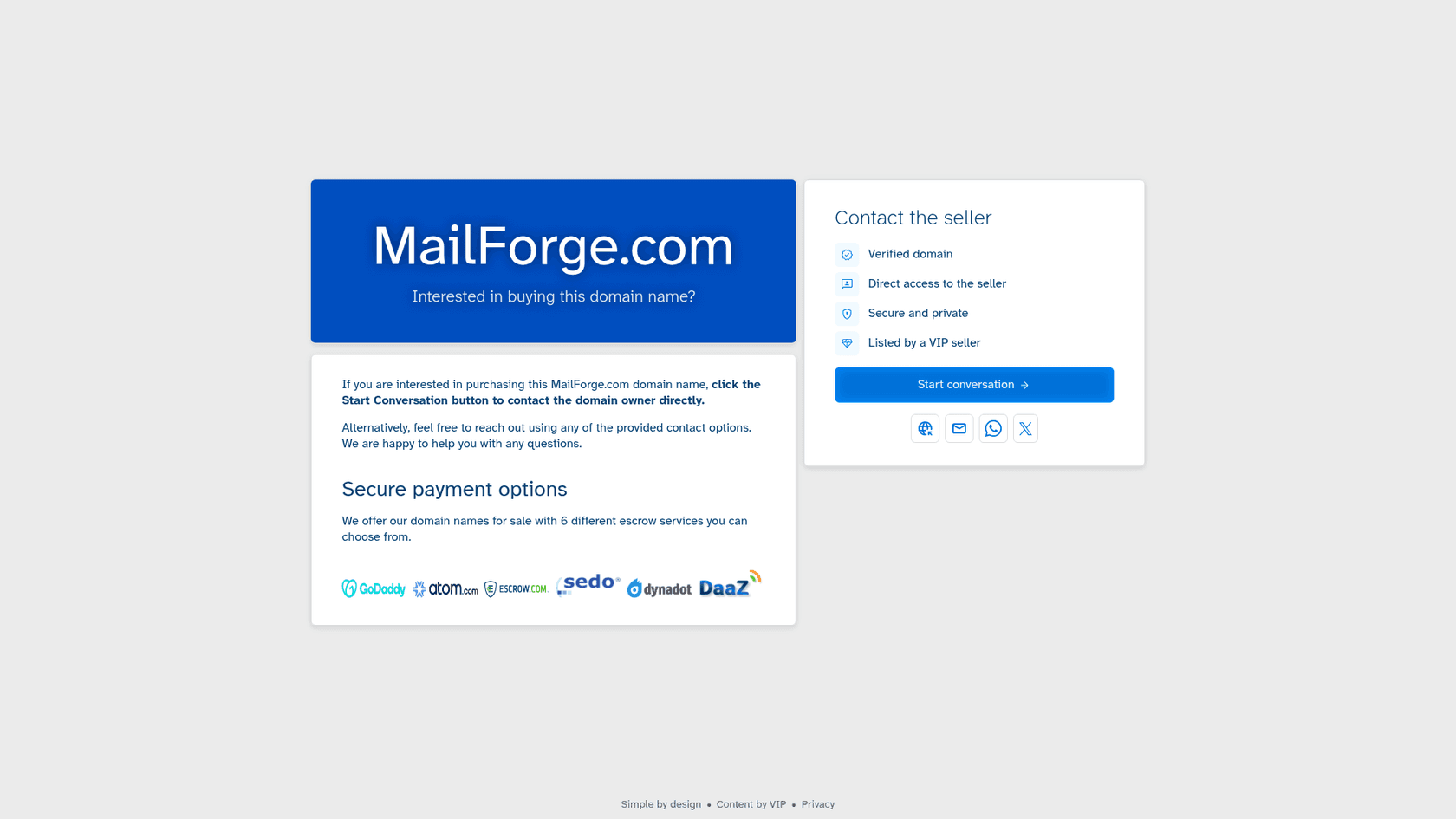Mailforge-E-Mail-Infrastruktur für die Einrichtung von Cold Outreach