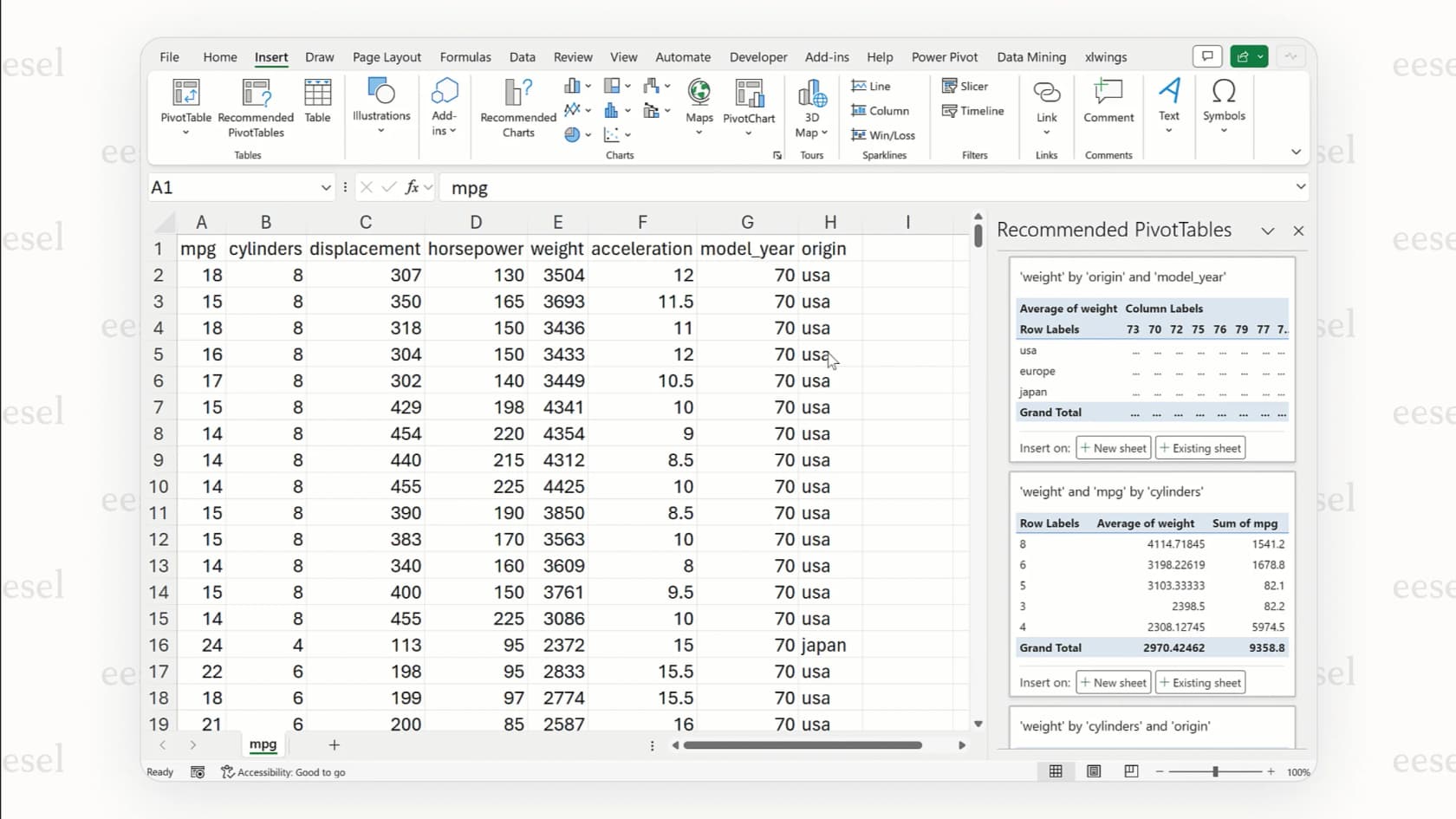 Ein Screenshot der Google Drive AI in Sheets, die automatisch eine Pivot-Tabelle aus einer einfachen englischen Eingabeaufforderung erstellt.