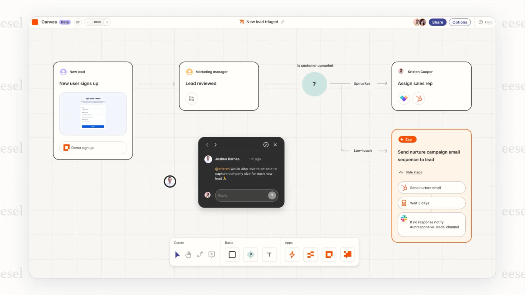 A screenshot of creating a Zap in Zapier, demonstrating the user-friendly workflow builder that makes it one of the top Make.com alternatives.