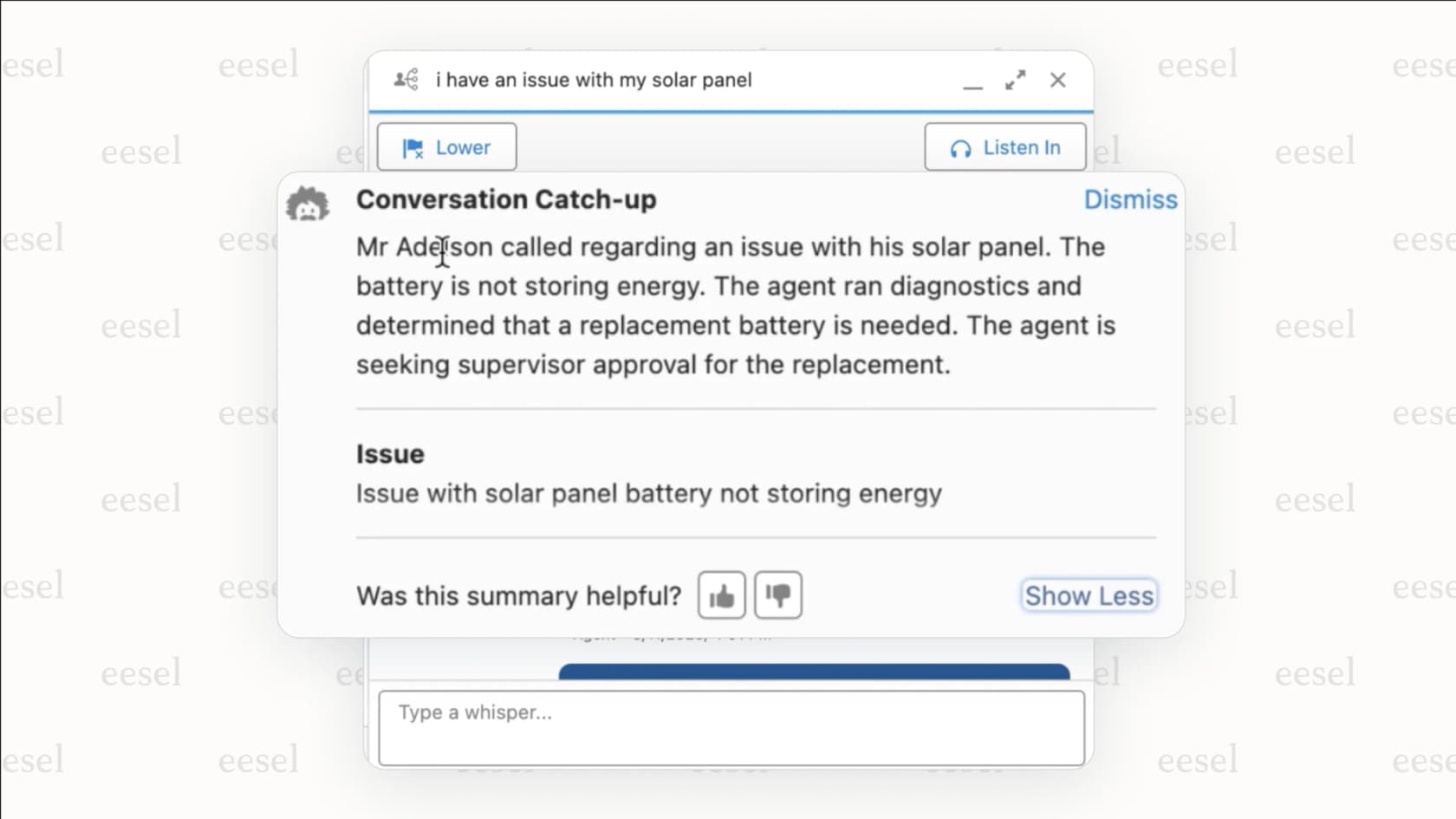 A screenshot of Salesforce Einstein AI, which helps answer whether AI can replace Salesforce by showing how it augments workflows.