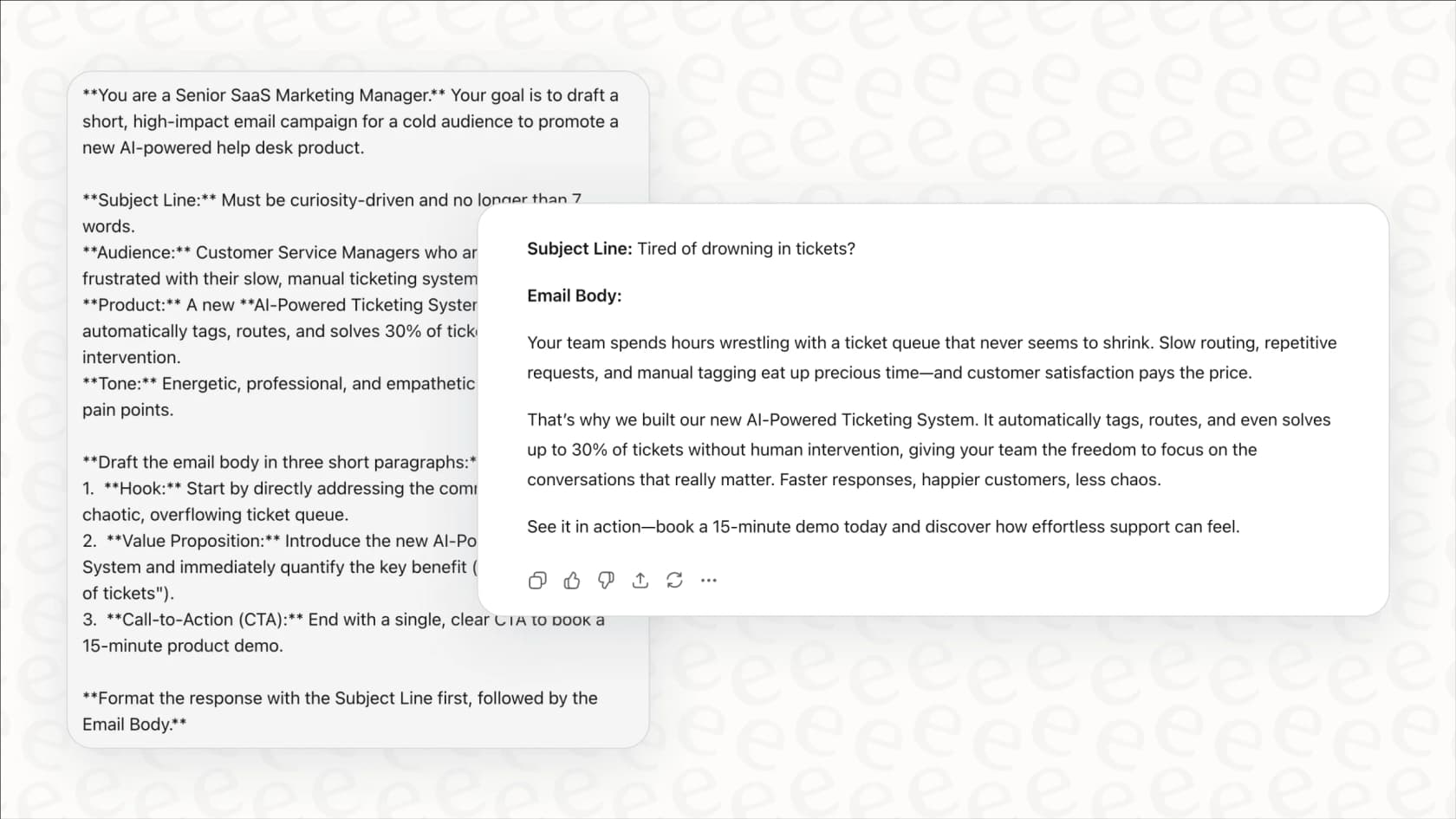 Ein Blick auf die Benutzeroberfläche von ChatGPT, ein wichtiges Werkzeug in der Debatte Brave Leo vs. ChatGPT.