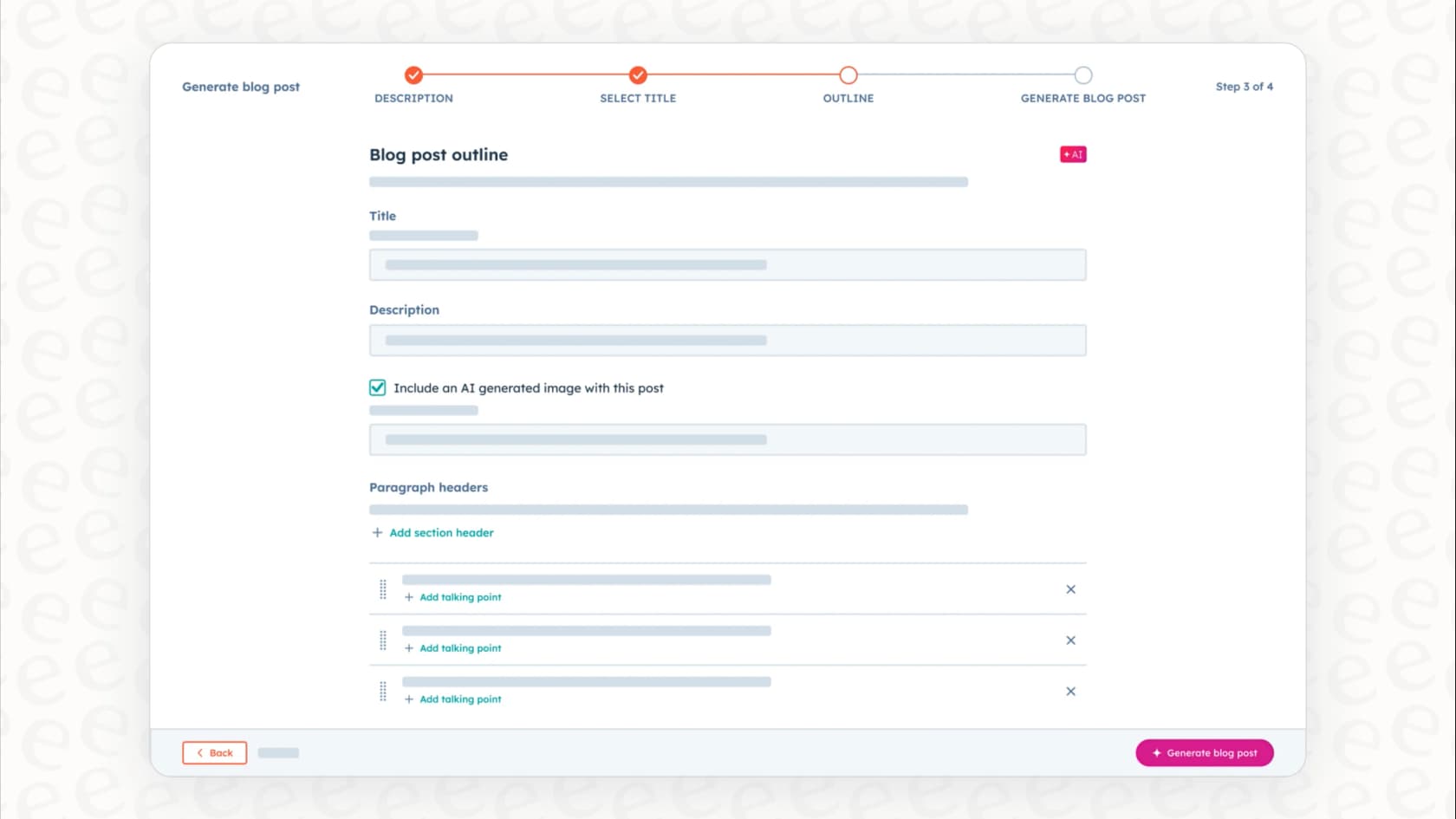 A look at the interface for HubSpot