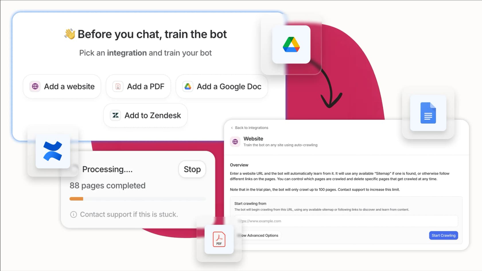 Screenshot of eesel AI