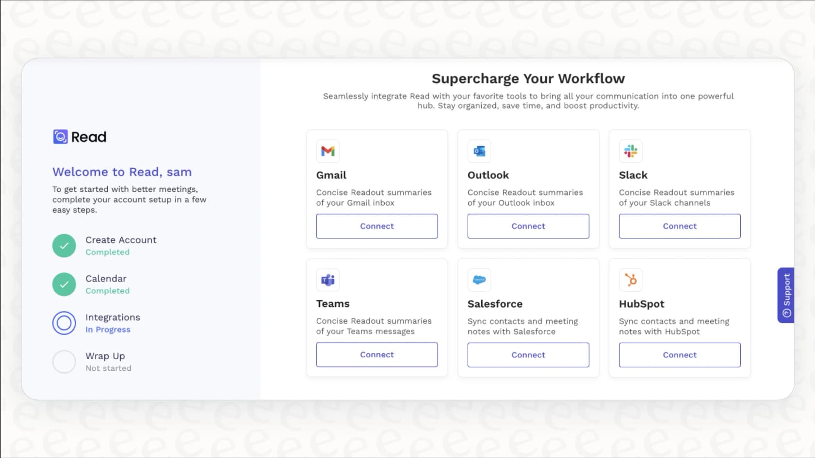 Screenshot of ReadAI