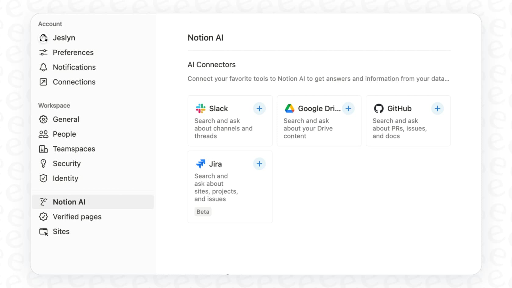 A workflow diagram showing the simple steps to connect Notion Mail with the Notion AI Mail Connector for individual users.