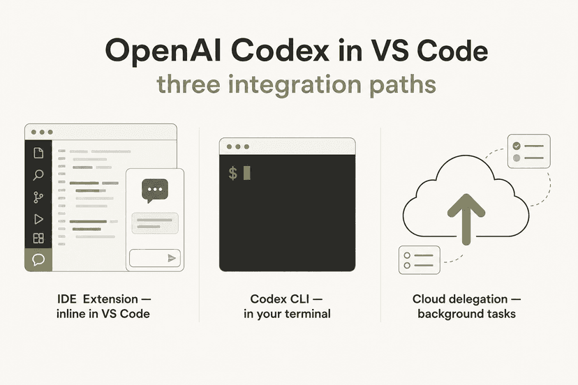 Codex Vs Code Ein praktischer Leitfaden für OpenAI Codex-Integrationen mit VS Code ...