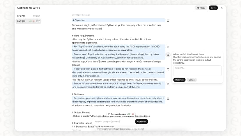 toolradar: promptfoo review 2026: the open-source cli... OpenAI Prompt Optimizer: How to use it (2026) | eesel AI