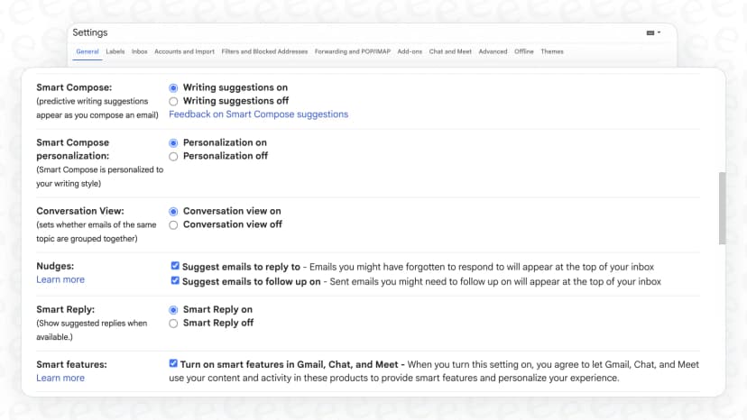 Email Composing Setup A complete guide to Gmail Smart Compose | eesel AI