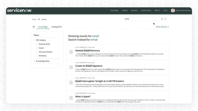 Servicenow Imageurl A practical guide to ServiceNow AI Search knowledge | eesel AI